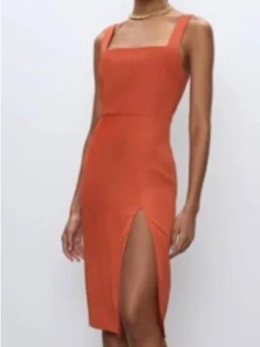Aritzia Babaton '90s Slit Midi Dress